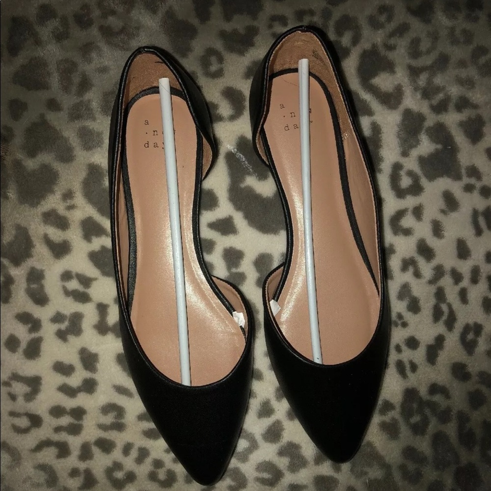 Women’s Black Flats 7.5 Purchased From Target